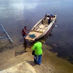 Mayor Rodelo Tena to ride a flatboat